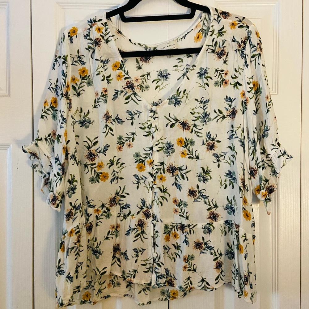 Floral Print Women's Top